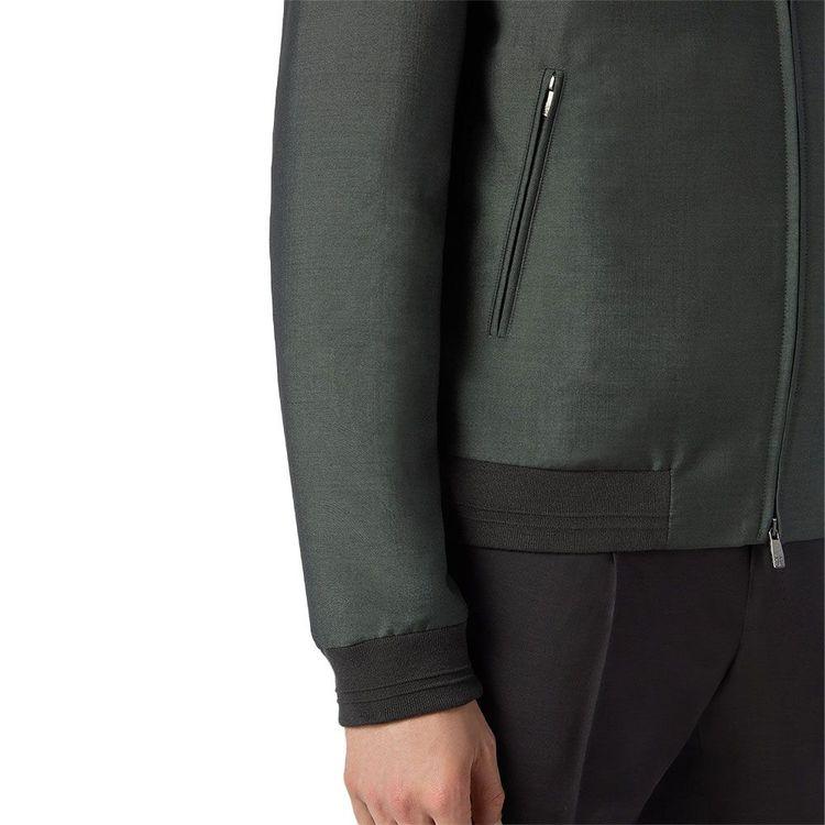 CORNELIANI maslinasta muška kratka jakna