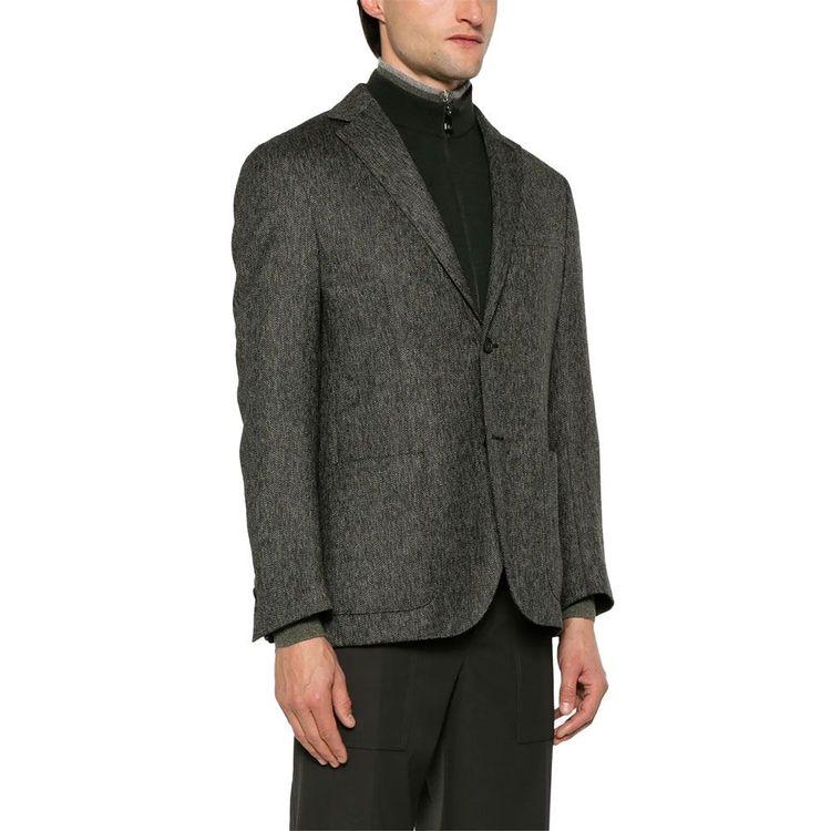 CORNELIANI maslinasti muški sako sa umetkom