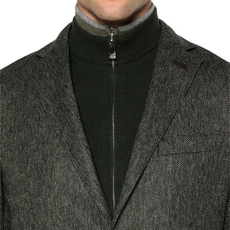 CORNELIANI maslinasti muški sako sa umetkom