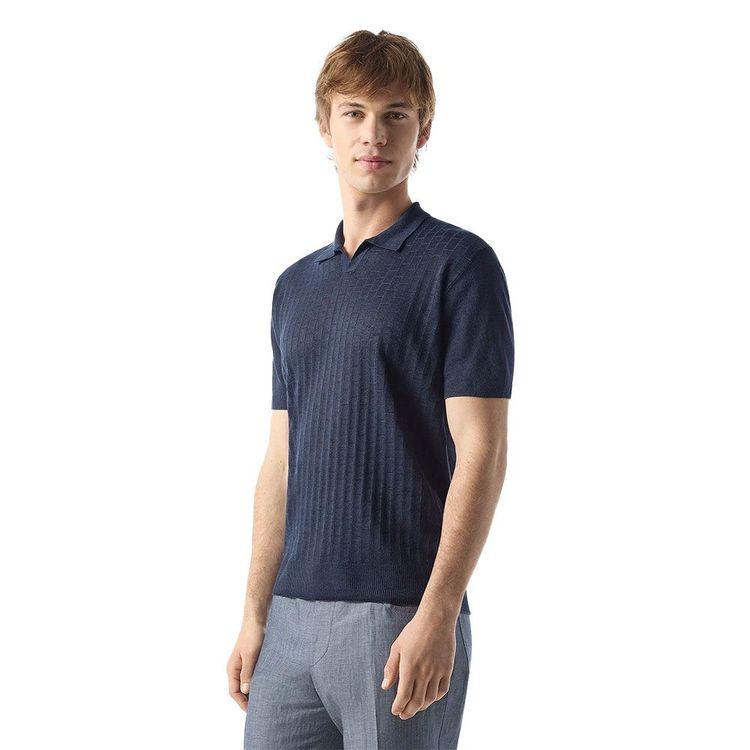 CORNELIANI teget polo muška majica