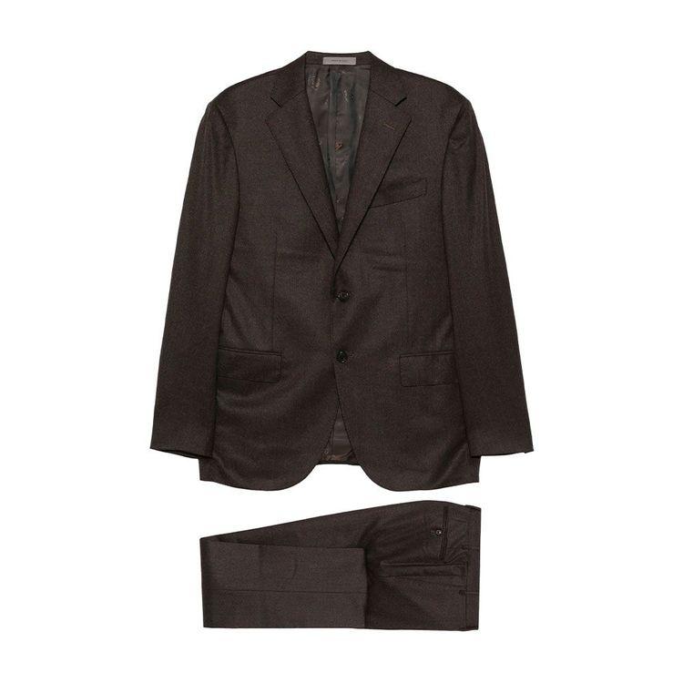 CORNELIANI braon muško odijelo od vune