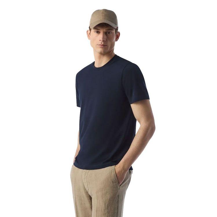 CORNELIAN teget muška majica sa logom na rukavu