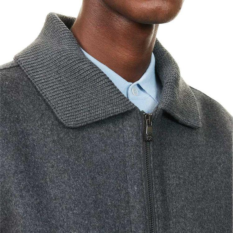 CORNELIANI siva muška bomber vunena jakna