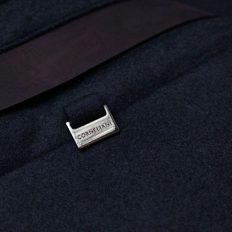 CORNELIANI teget muška jakna od kašmira