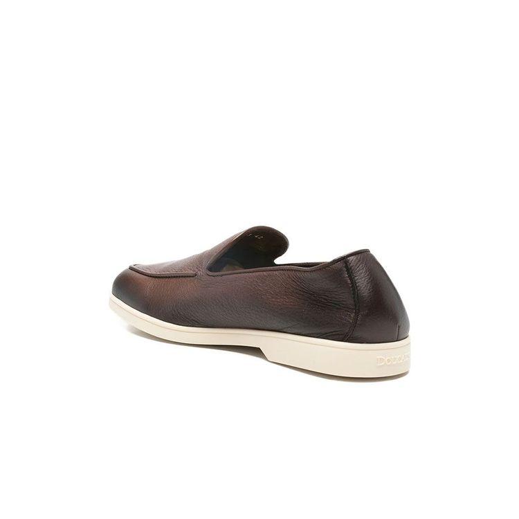 DOUCAL'S braon muške cipele od rađene kože