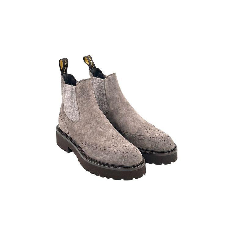 DOUCAL'S svijetlo braon ženske polučizme od prevrnute kože