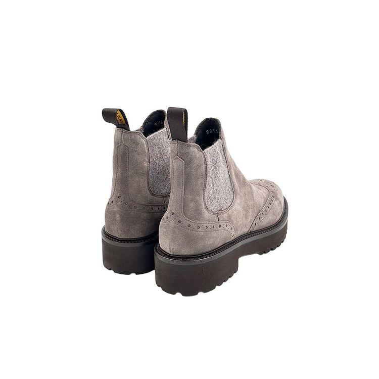 DOUCAL'S svijetlo braon ženske polučizme od prevrnute kože