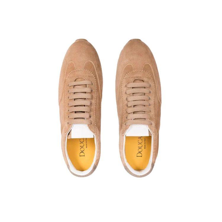 DOUCAL'S svijetlo braon ženske patike od antilopa