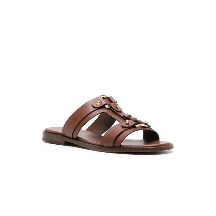 DOUCAL'S tamno braon ženske sandale