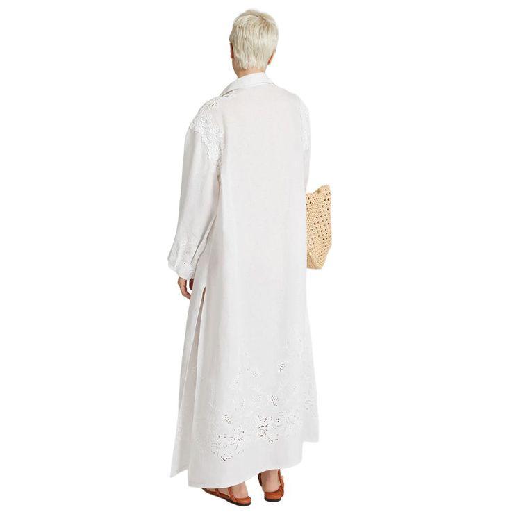 ERMANNO SCERVINO bijela ženska lanena tunika