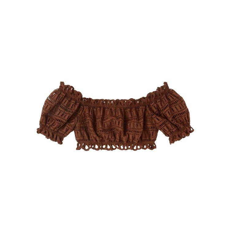 ERMANNO SCERVINO braon vezeni ženski top