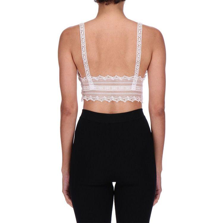ERMANNO SCERVINO mliječno bijeli čipkani ženski top