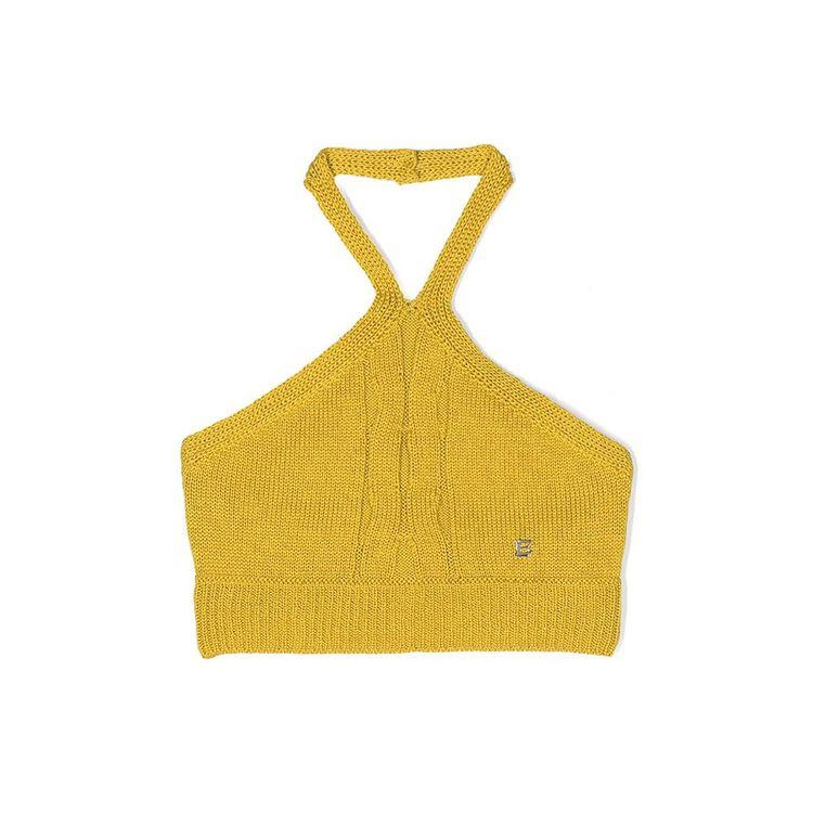 ERMANNO SCERVINO JUNIOR oker dječiji top