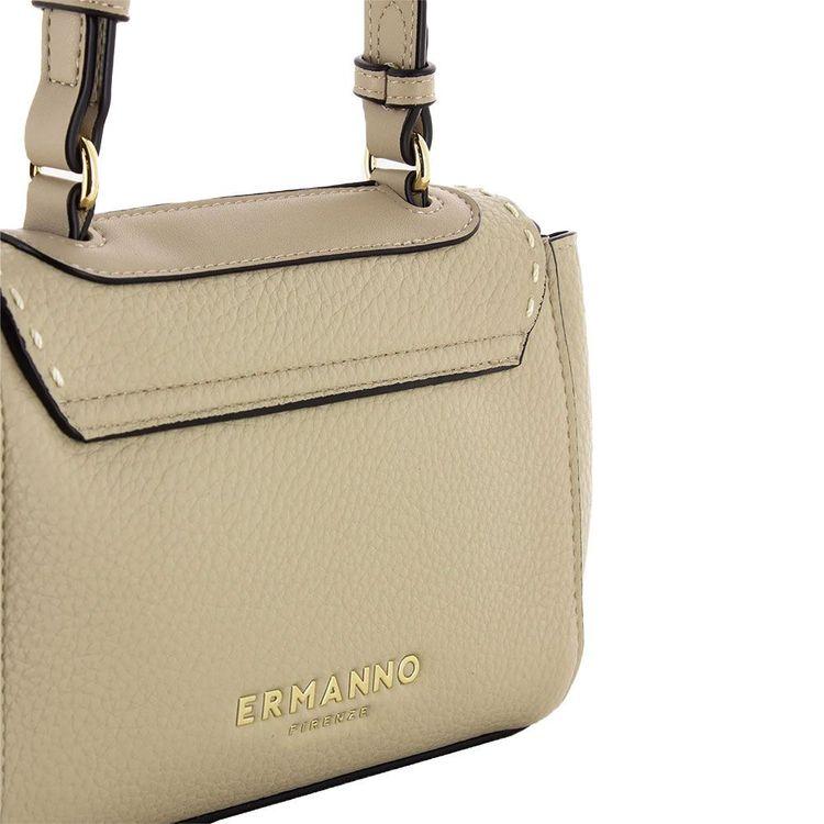 ERMANNO SCERVINO bež ženska tašna sa bijelim štepom