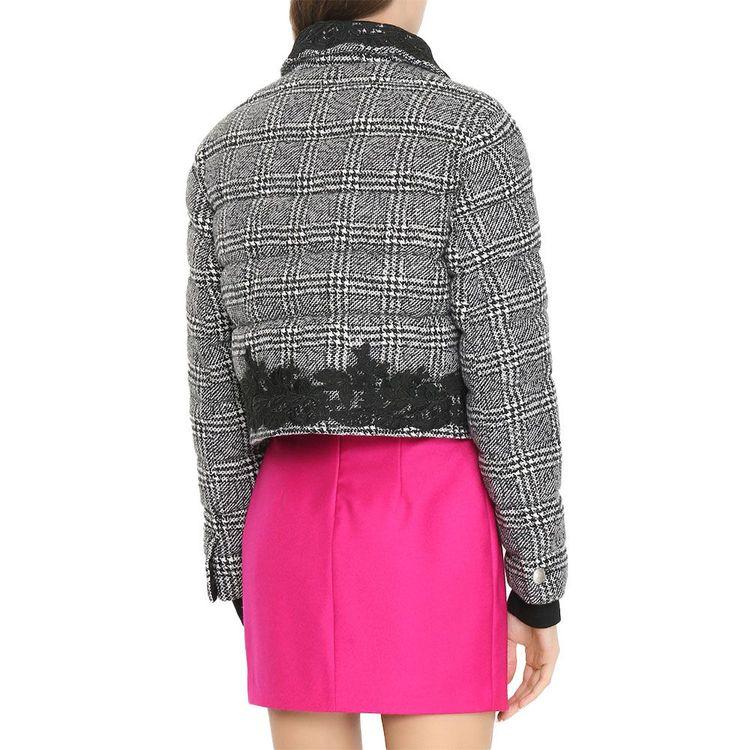 ERMANNO SCERVINO crno-bijela ženska jakna