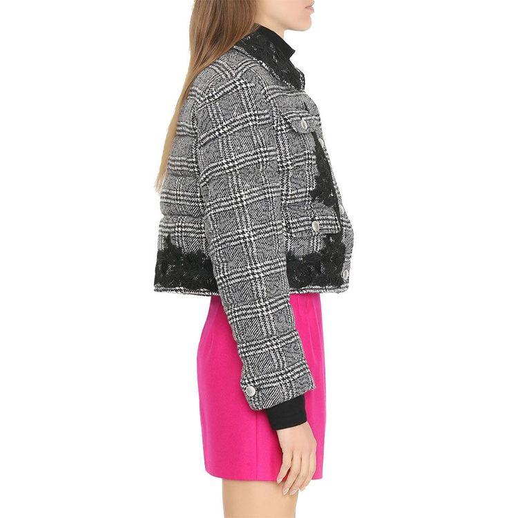 ERMANNO SCERVINO crno-bijela ženska jakna