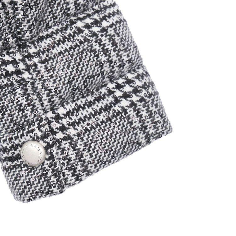 ERMANNO SCERVINO crno-bijela ženska jakna