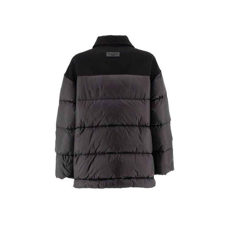 ERMANNO SCERVINO crna ženska jakna sa štepanim rukavima