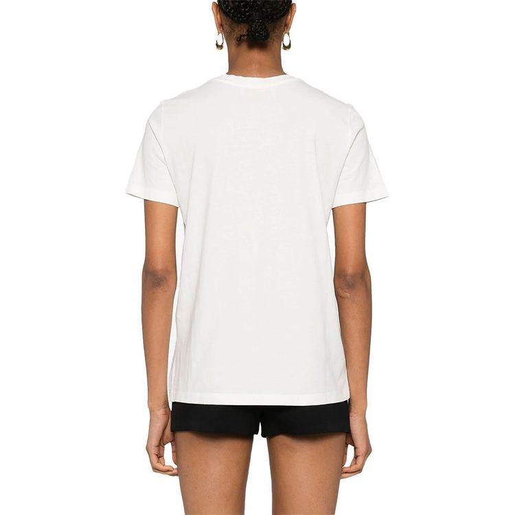 ERMANNO SCERVINO bijela ženska majica sa vezenim logom od perlica