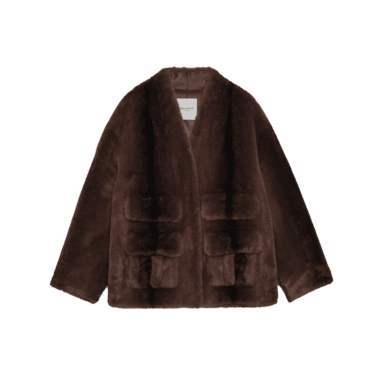 ERMANNO SCERVINO braon ženska bunda