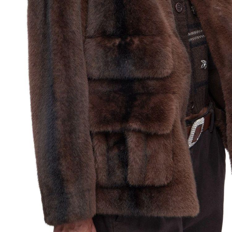 ERMANNO SCERVINO braon ženska bunda