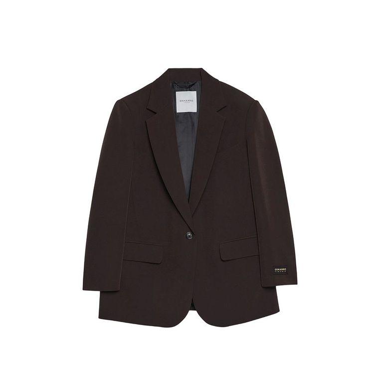 ERMANNO SCERVINO braon ženski oversized sako