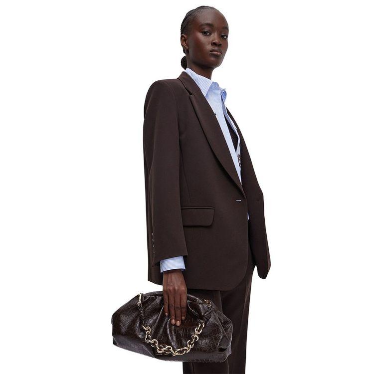 ERMANNO SCERVINO braon ženski oversized sako