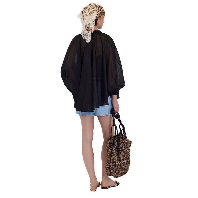 ERMANNO SCERVINO crna ženska bluza