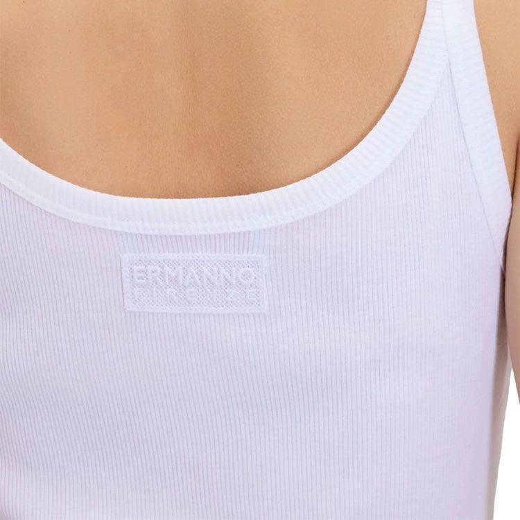 ERMANNO SCERVINO bijela ženska trik majica sa čipkanim detaljima