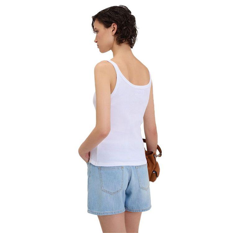 ERMANNO SCERVINO bijela ženska trik majica sa čipkanim detaljima