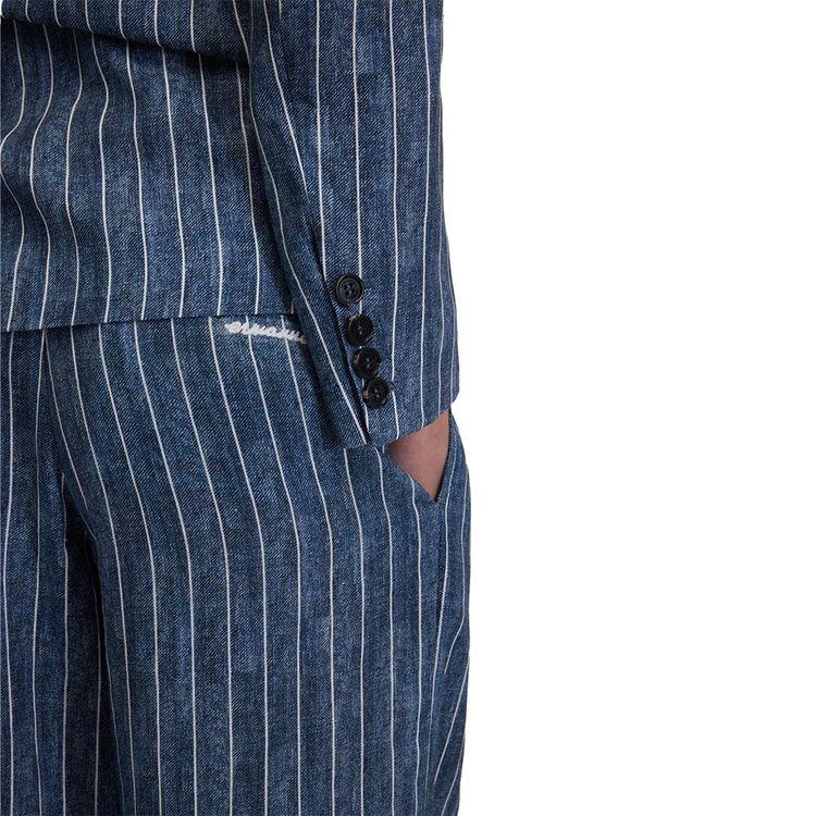 ERMANNO SCERVINO denim ženske prugaste pantalone