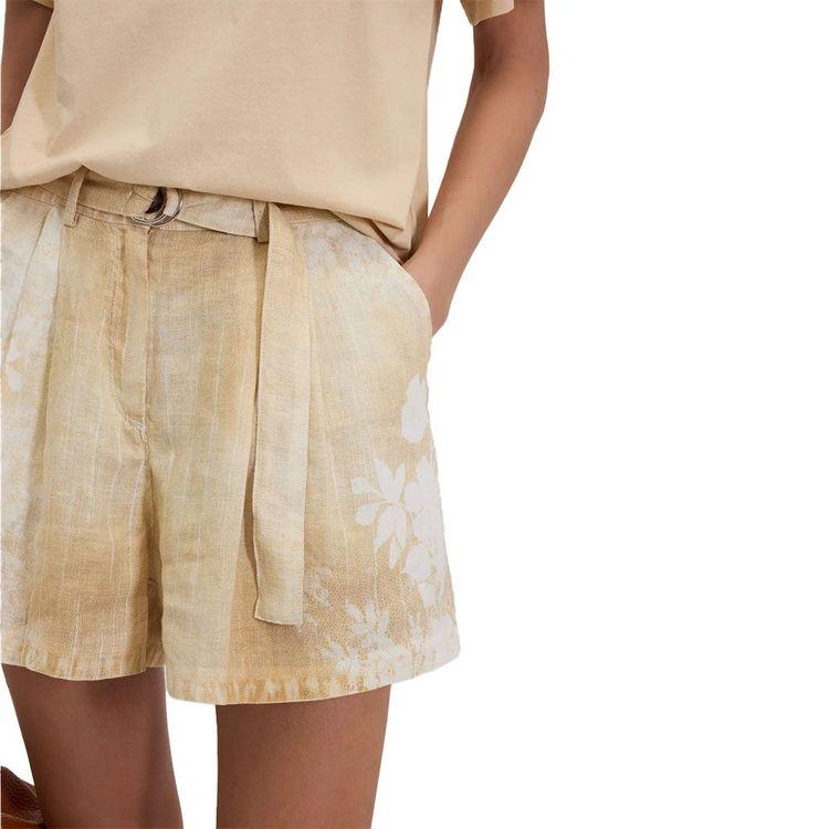 ERMANNO SCERVINO žute bermude sa bijelim cvjetovima