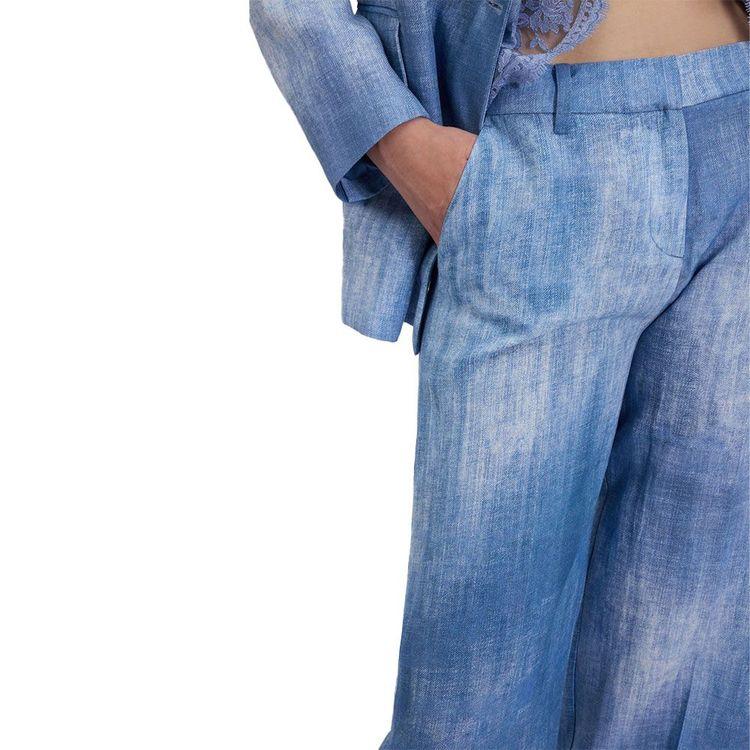 ERMANNO SCERVINO svijetloplave ravne pantalone