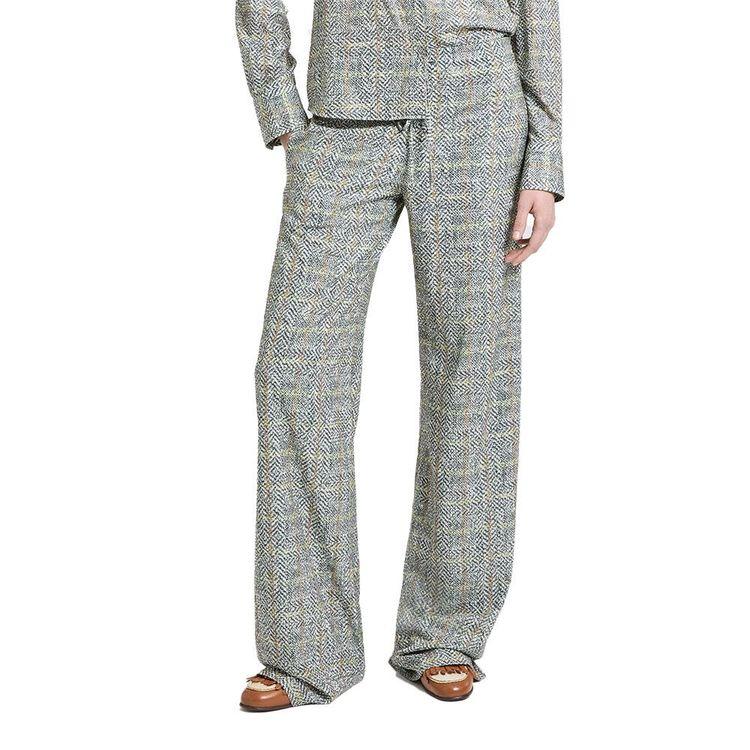 ERMANNO SCERVINO sive ženske pantalone od marokanske viskoze