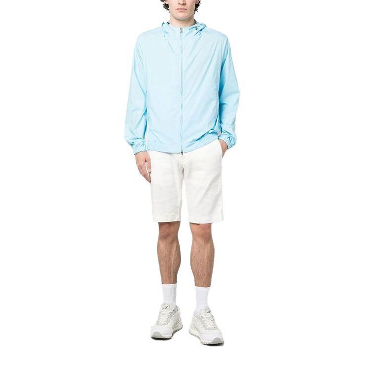 FEDELI svijetlo plava muška jakna sa kapuljačom