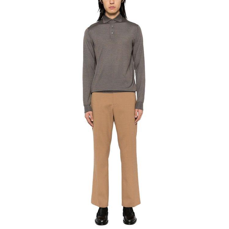 FEDELI tamno sivi muški polo džemper