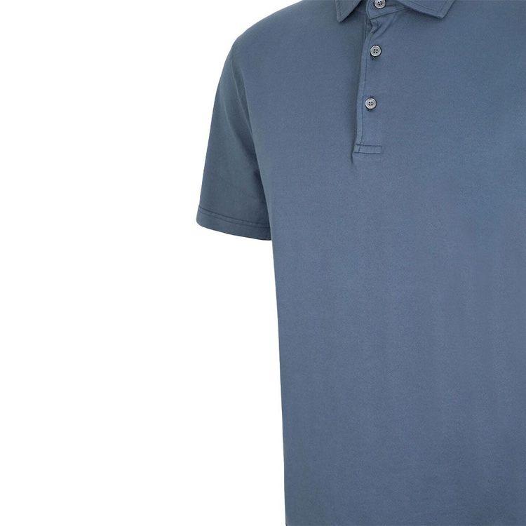 FEDELI polo modro plava muška majica