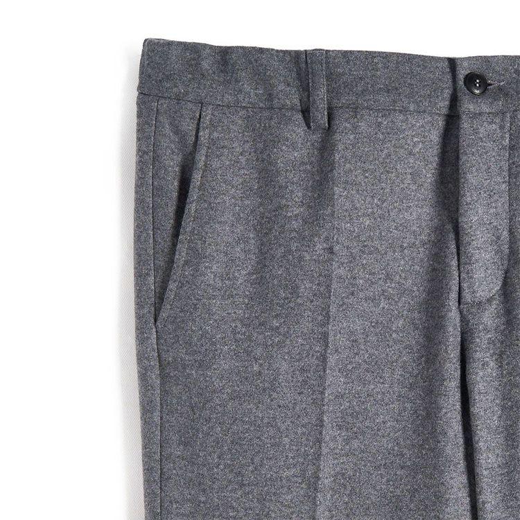 FEDELI sive muške pantalone od kašmira