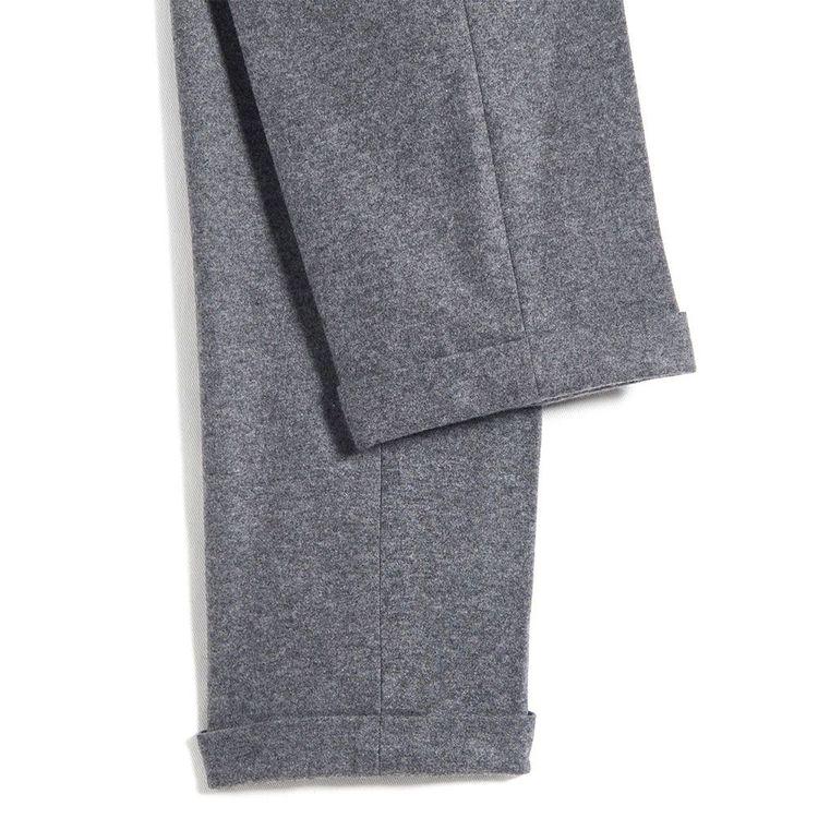 FEDELI sive muške pantalone od kašmira