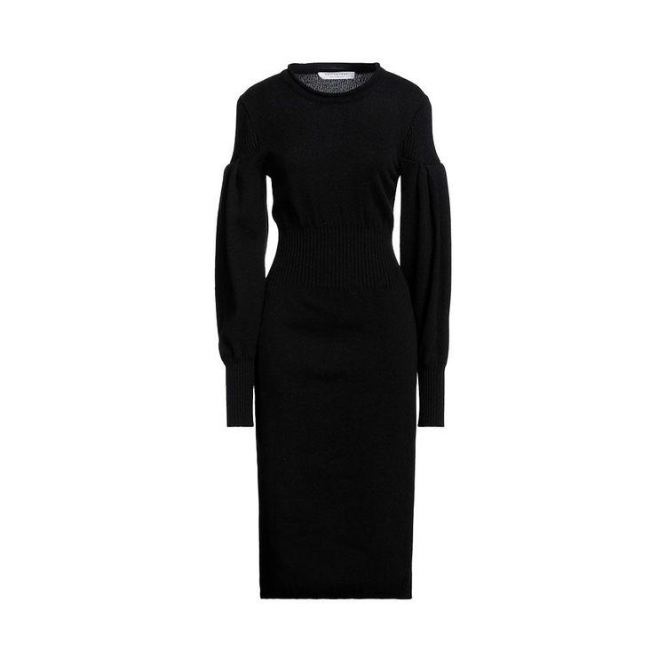 PHILOSOPHY crna pletena haljina