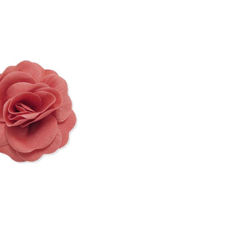 PHILOSOPHY crveni cvjetni broš