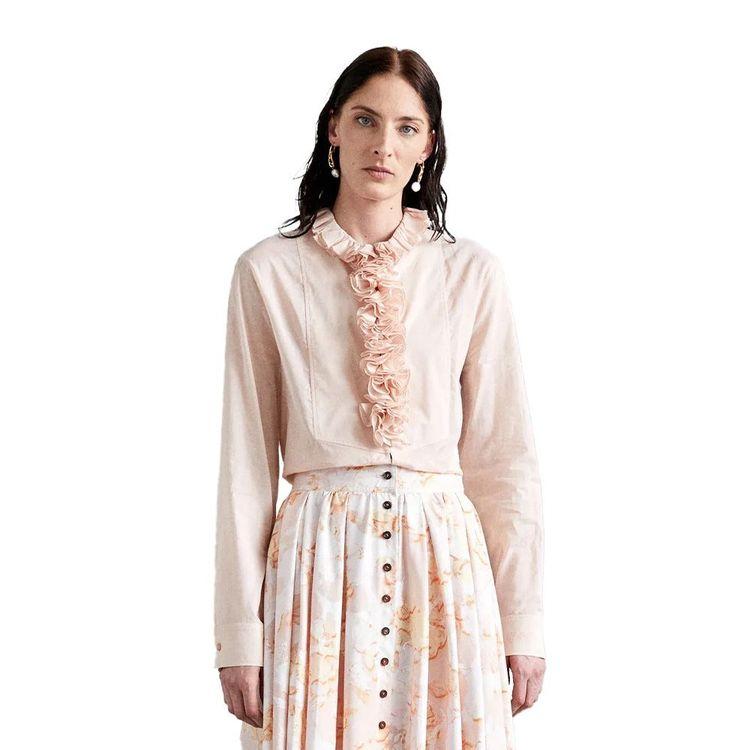 PHILOSOPHY roza ženska bluza sa karnerima