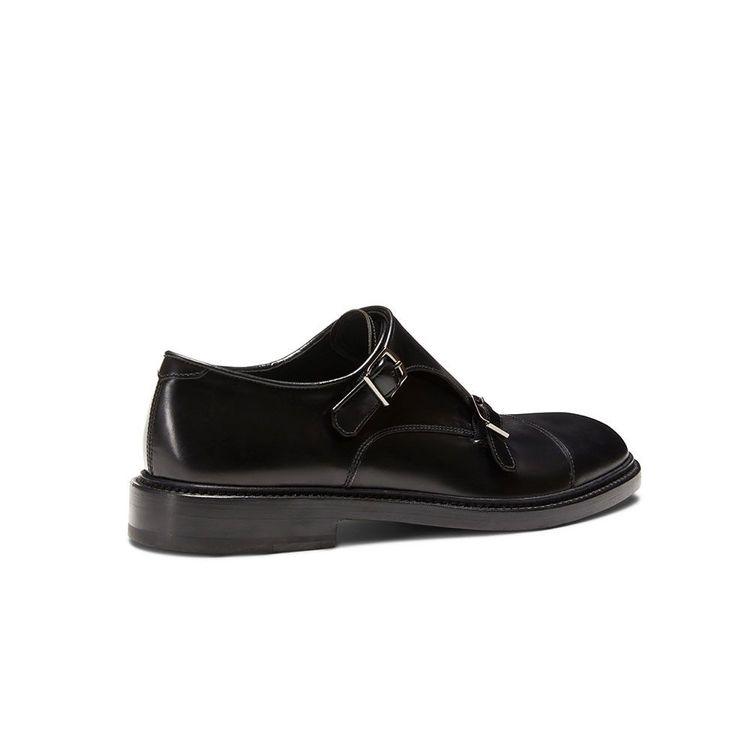 FRATELLI ROSSETTI Derby crne muške double-buckle cipele