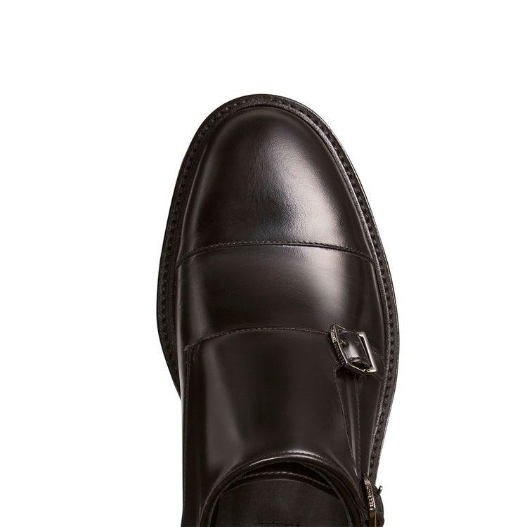 FRATELLI ROSSETTI Derby crne muške double-buckle cipele