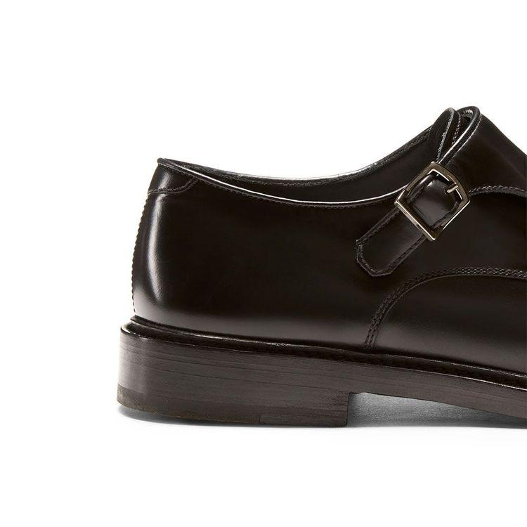 FRATELLI ROSSETTI Derby crne muške double-buckle cipele