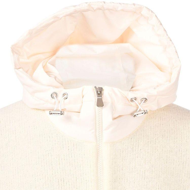 GRAN SASSO mliječno bijela dzemper-jakna sa kapuljačom