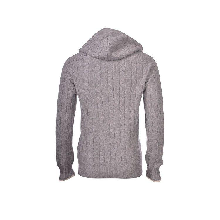 GRAN SASSO sivi muški džemper od kašmira