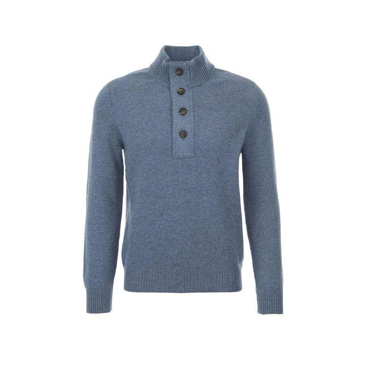 GRAN SASSO plavi muški džemper