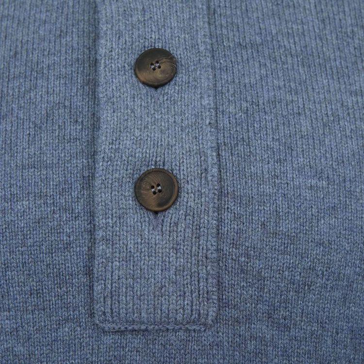 GRAN SASSO plavi muški džemper