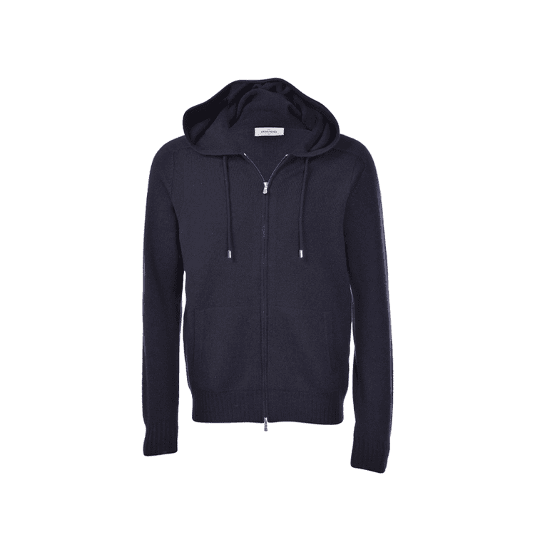 GRAN SASSO teget muški džemper sa kapom